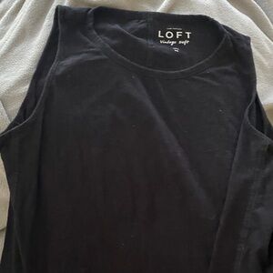 LOFT Classic Black Tank Top